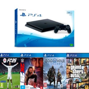 Sony PS4 Slim 1TB Unboxed  (6 month  Warranty) 4 Games